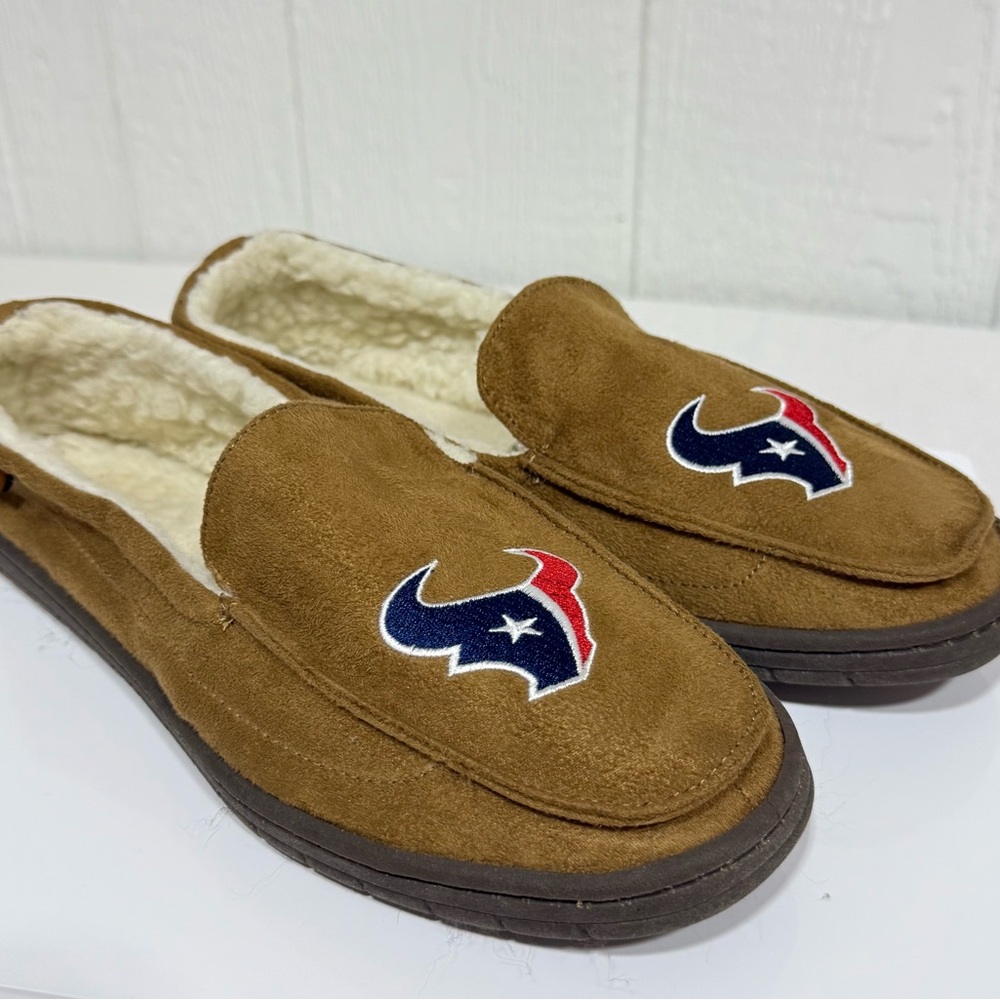 Men's Tan Suede Loafers with Cozy Lining